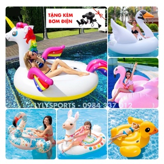 Phao Thú Khổng Lồ, Phao Bơi Hồng Hạc/Ngựa Unicorn Khổng Lồ,phao Thú Loại lớn Hàng cao cấp- LoiSport
