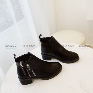 Boots ankle Khoá đúp B006