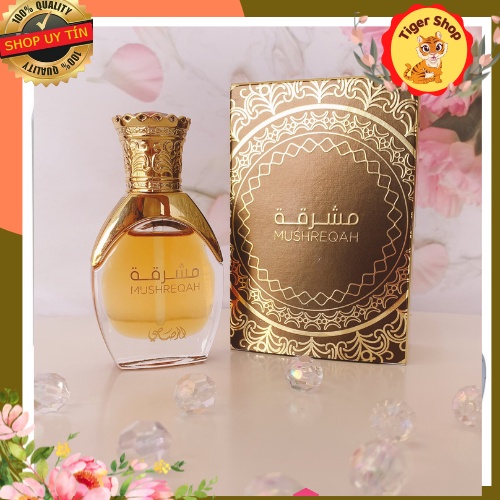 Tinh dầu nước hoa Dubai Mushrequah 15ml- Tinh dầu nước hoa cao cấp của Rasasi Top 1 Dubai