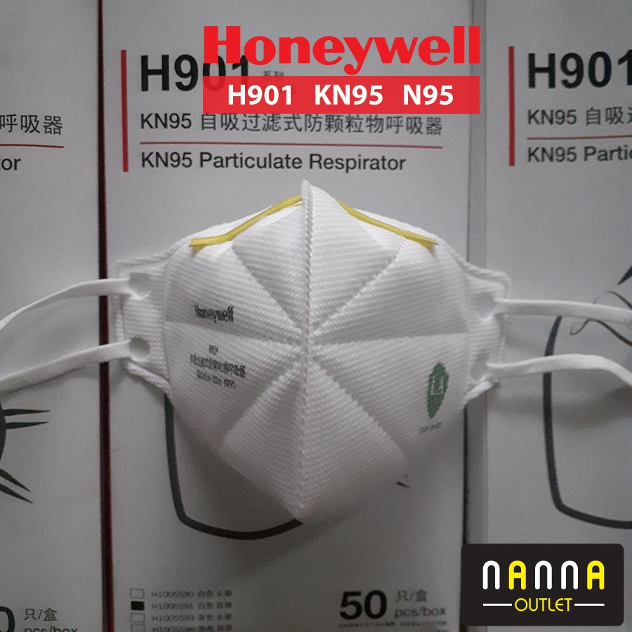 [Honeywell KN95] Khẩu Trang Honeywell H901 nẹp vàng KN95