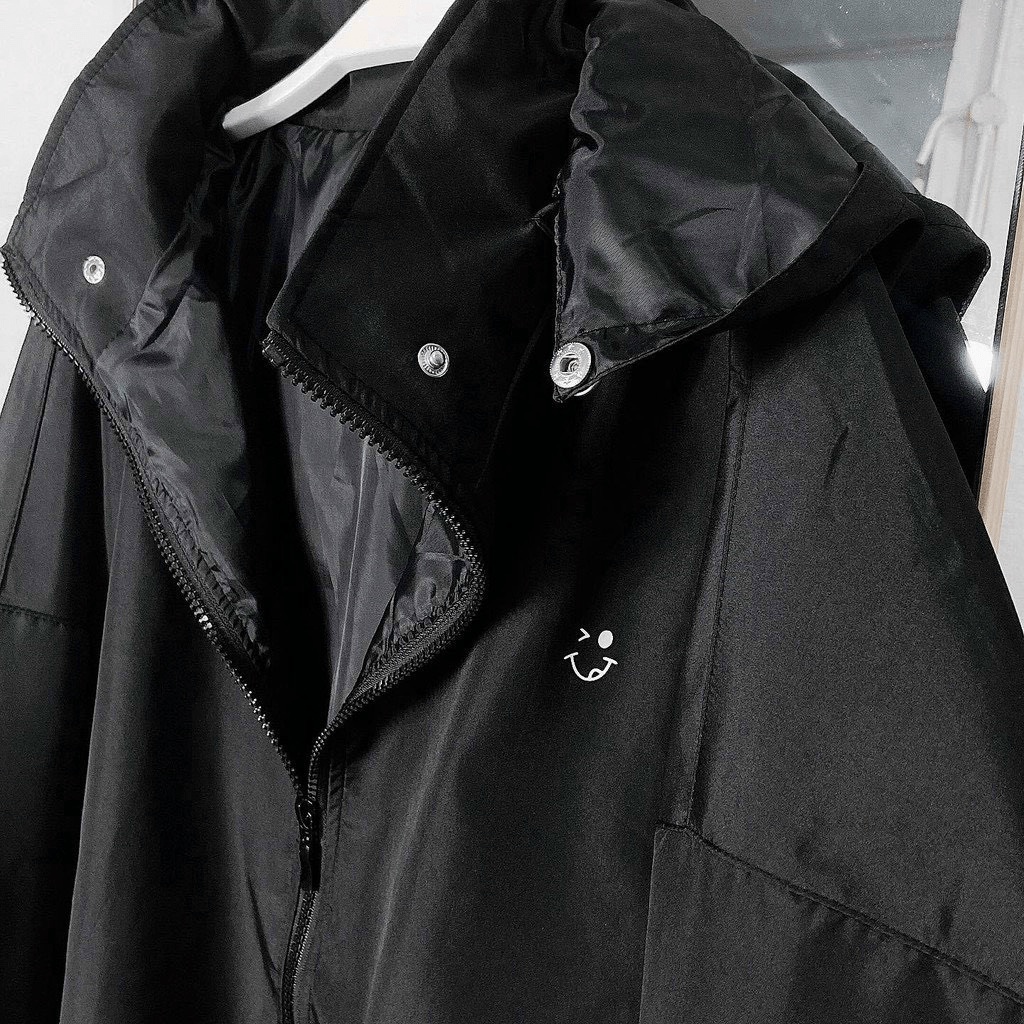Áo Khoác Dù Nữ In mặt Cười Chống Nắng Chất Vải Mịn Mát 2 Lớp HotTrend Thời Trang HHP Fashion