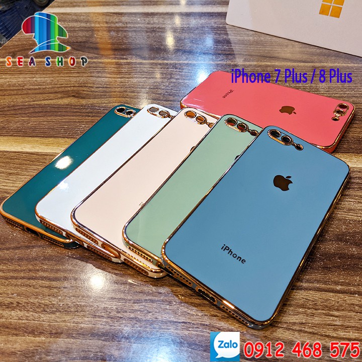 [ĐỦ MÀU SẮC]Ốp lưng iPhone 6,6S Plus,7, 7Plus,8, 8Plus,XS Max, 11 Pro Max -Nhựa dẻo -- VIỀN BÓNG --  giống iPhone 12 | BigBuy360 - bigbuy360.vn