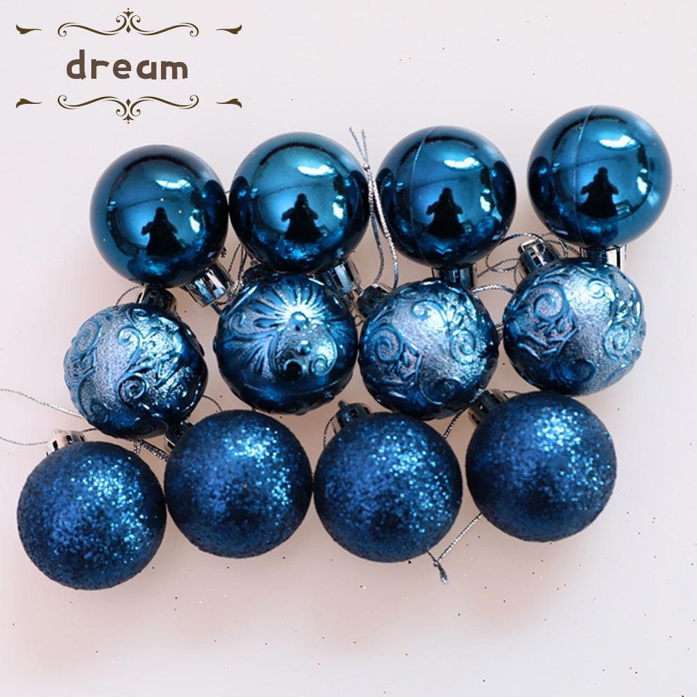 【DREAMLIFE】12* Home Christmas Ball Christmas Decoration Christmas-Tree Pendant Ornament