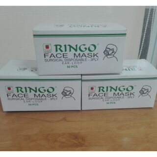 HỘP 50 khẩu trang y tế RINGO( có video test chất lượng sp)