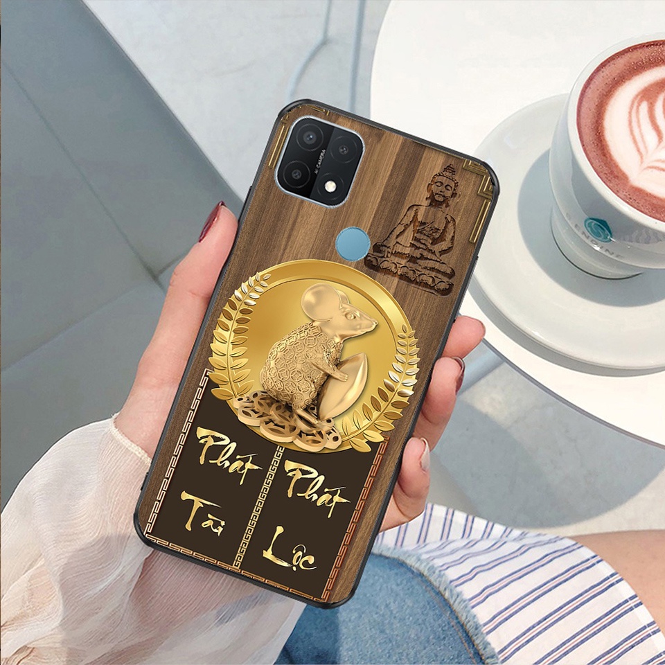 Ốp LƯNG kính cường lực OPPO A15,A16,A52,A92 CAO CẤP IN HÌNH 12 CON GIÁP SIÊU ĐẸP