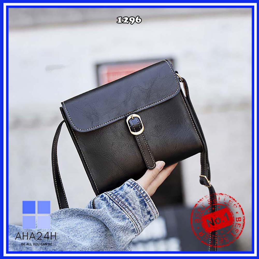 Túi đeo chéo hàn quốc⚡FREESHIP⚡túi da PU công sở phong cách cổ điển cao cấp AH1296