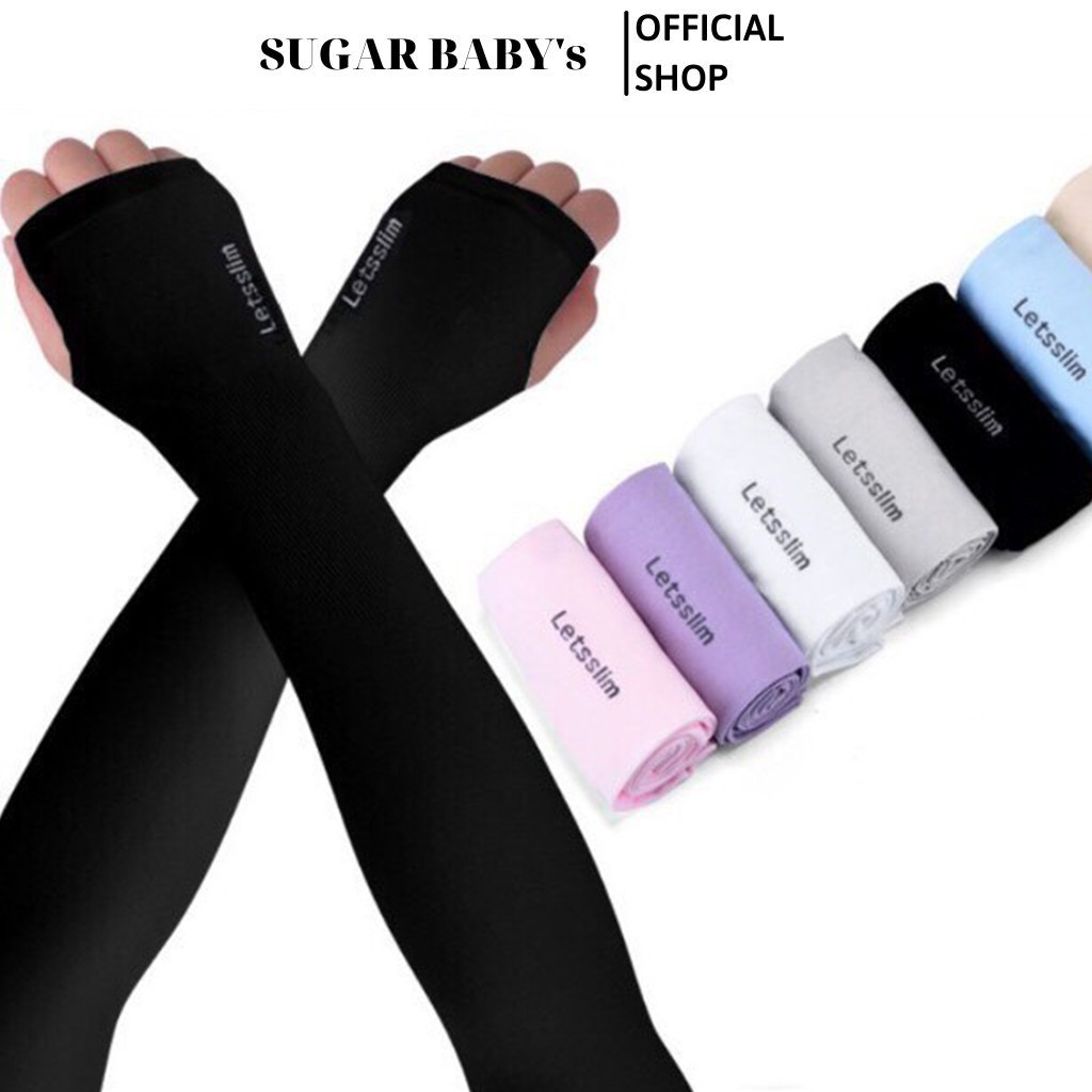 Găng Tay Chống Nắng LET's SLIM Ống Tay Bao Tay Chống Tia UV Chất Dày Dặn
