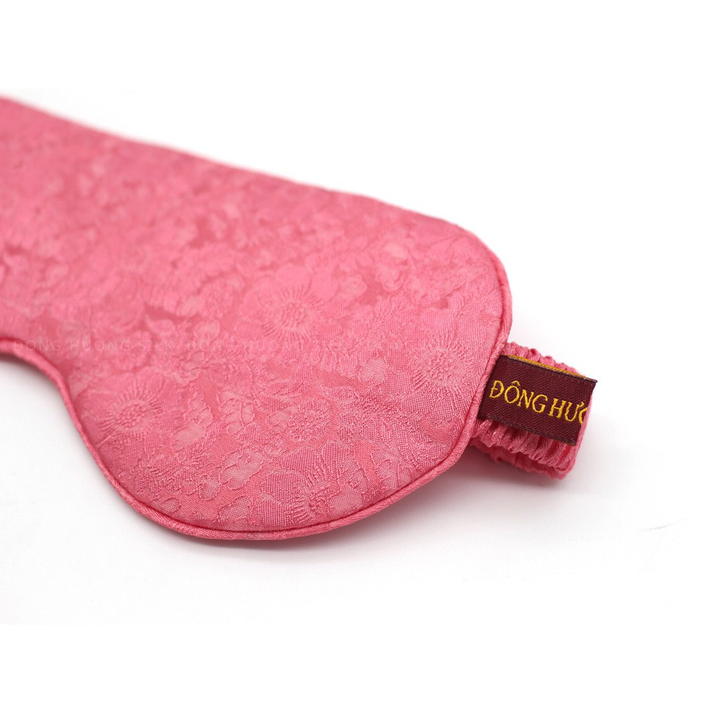 Combo miếng che mắt ngủ lụa TẶNG kèm buộc tóc lụa satin hoa văn Hà Đông mềm mại, ngăn ngừa lão hóa da, bảo vệ mắt (25 mà | BigBuy360 - bigbuy360.vn