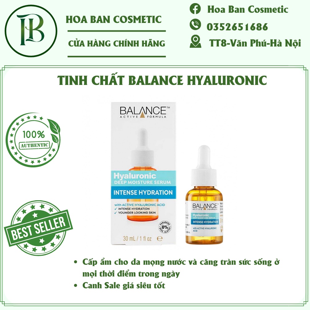 Tinh chất Balance Hyaluronic 554 Youth Serum 30ml