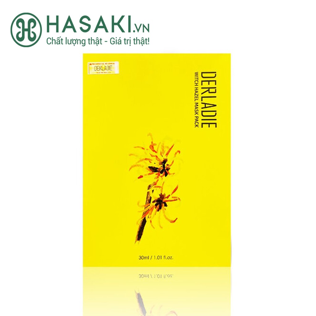 Mặt Nạ Derladie Ngăn Ngừa Mụn &amp; Sáng Da Witch Hazel Mask Pack 30ml