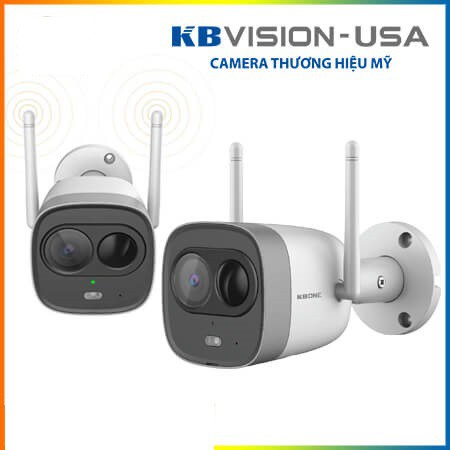 Camera IP WiFi ngoài trời 2.0 Megapixesl KBVISION KN-2003WN.PIR