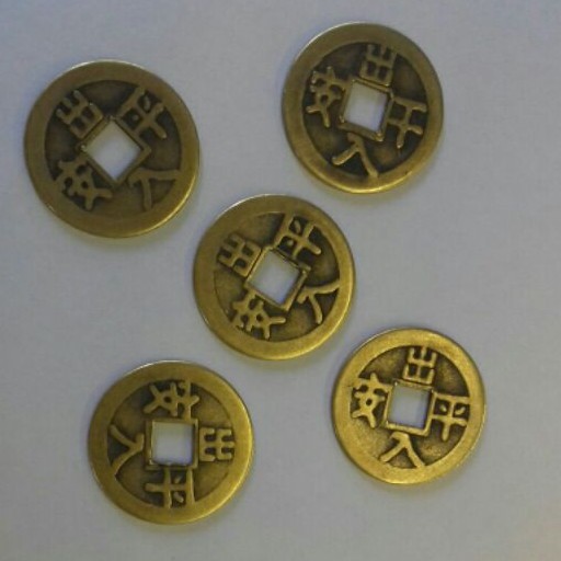 Combo 5 đồng xu gieo quẻ kinh dịch