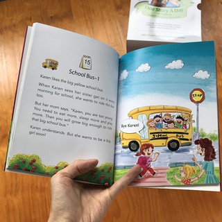 Bộ nhập - One story a day - For beginners (12c + Quét mã lấy file nghe)
