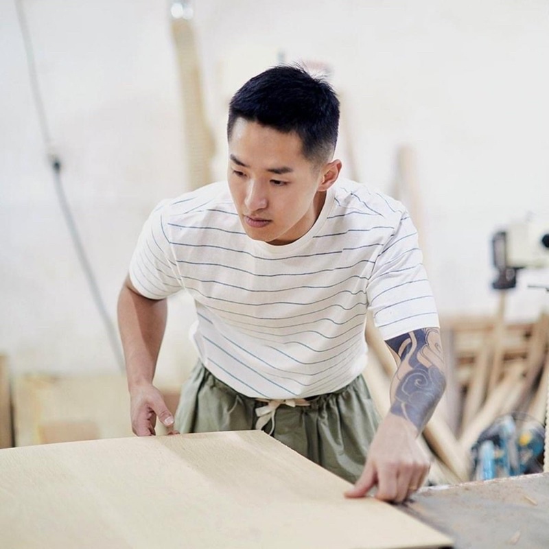 Áo thun relaxed fit striped