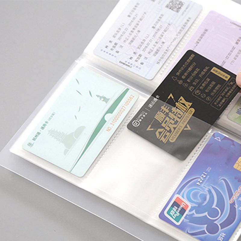 Hộp Nhựa PP Trong Suốt 240 Ngăn Đựng Danh Thiếp Tiện Dụng