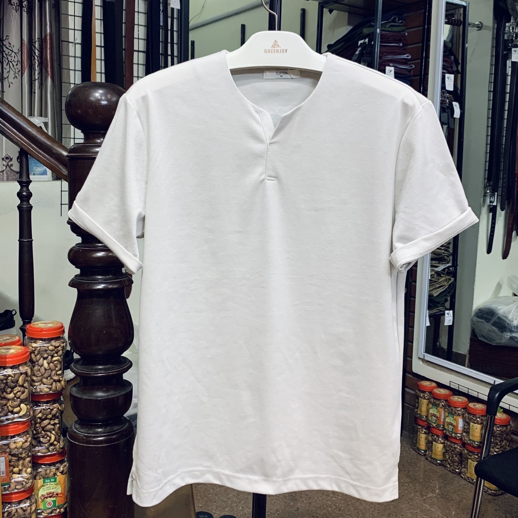 Áo phông nam cổ tim Hàn Quốc Top.Ten cao cấp