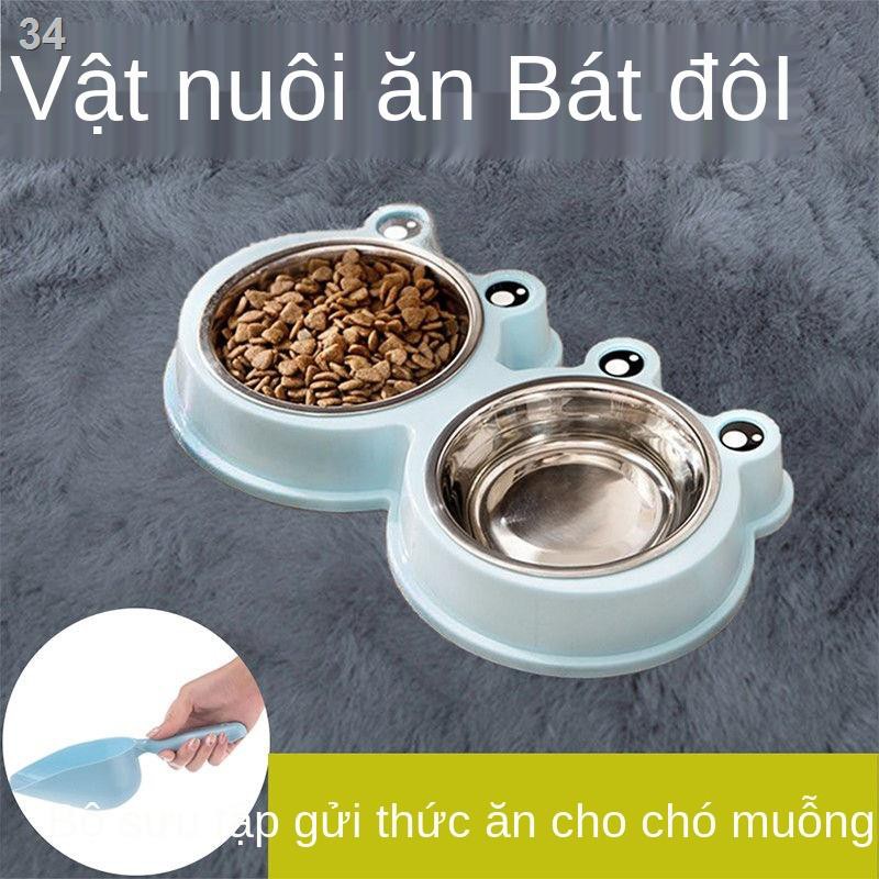 Cho chó ăn thức mèo, máy uống nước và đồ dùng nuôi tự động.WZ