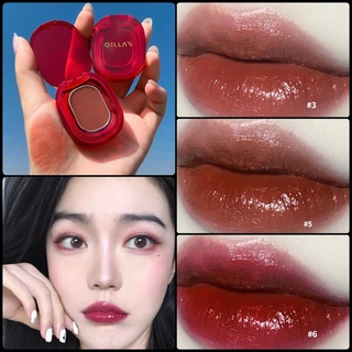 Son dưỡng môi có màu trang điểm Gella's Pot Lip nhiều màu sắc tùy chọn dạng hũ tiện dụng