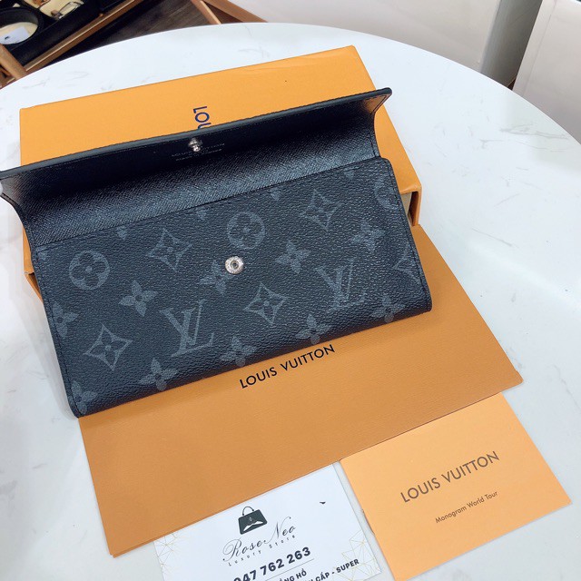 [Ảnh thật] Ví nam LV SUPER VIP‼️fullbox Louis Vuitton dáng dài cầm tay nam nữ đều đùng được