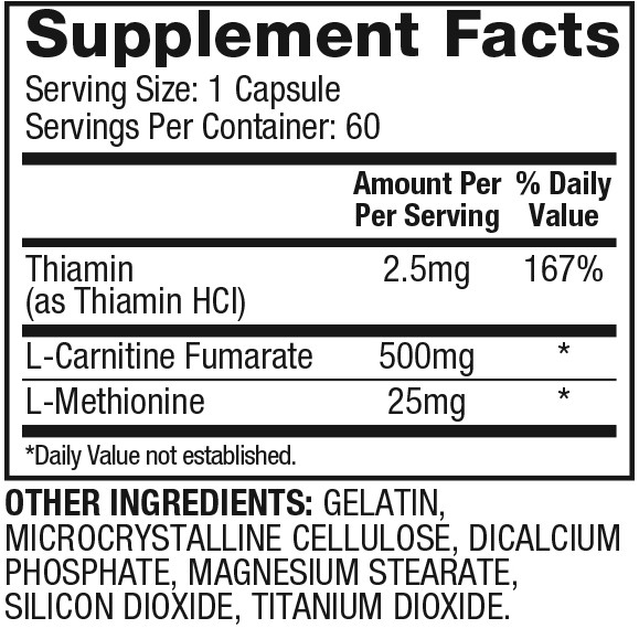 DYMATIZE CARNITINE EXTREME - THỰC PHẨM BỔ SUNG L-CARNITINE HỖ TRỢ GIẢM MỠ  TỰ NHIÊN (60 VIÊN) - Kiểm soát cân nặng | VitaminDep.com