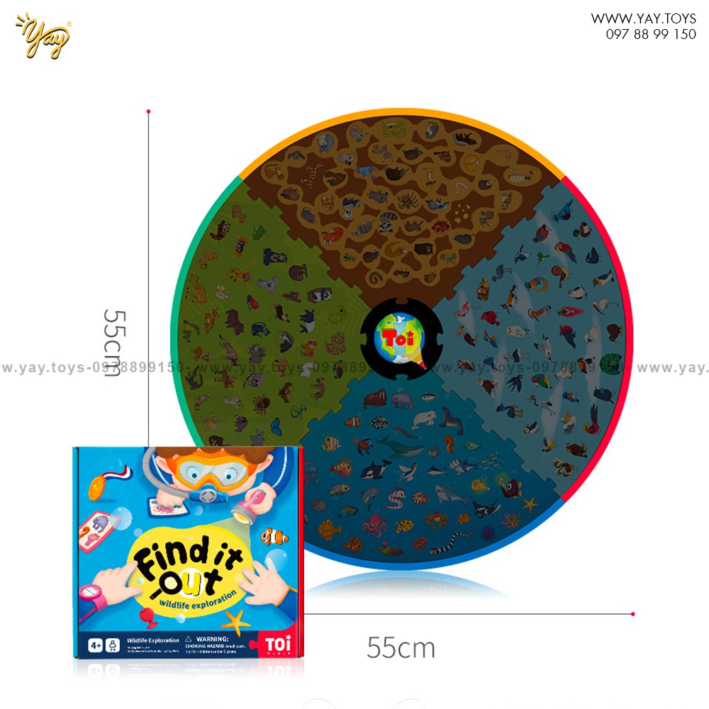 [HDSD T.VIỆT + B.KHOA] Board game Tìm Đồ Vật Tìm Xem Nào! - Find It Out TOI - Nhanh tay nhanh mắt