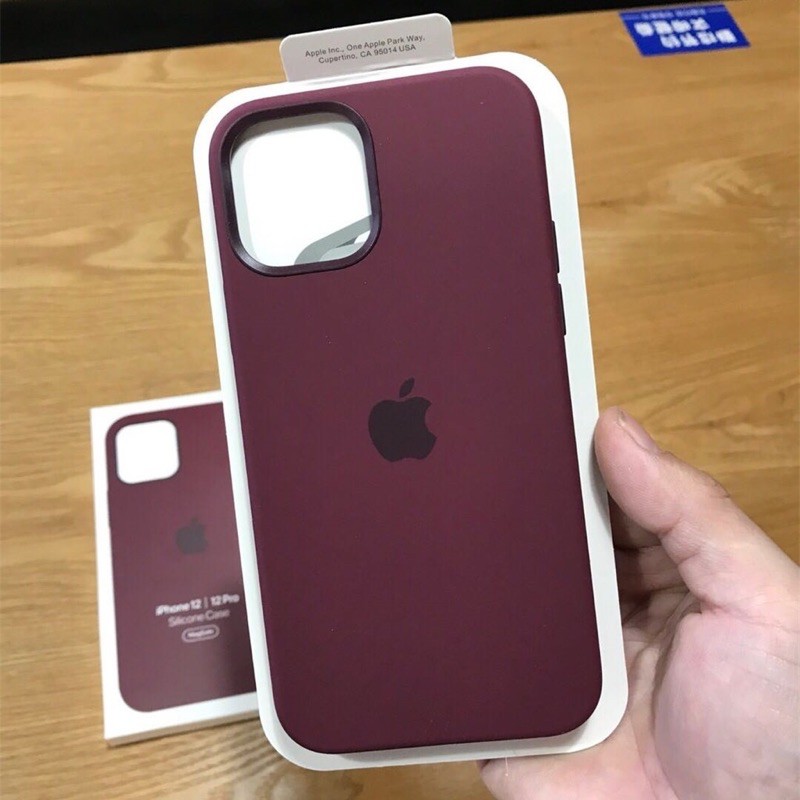 Ốp lưng iPhone 12/ 12 Pro/ 12 Pro Max Silicone Case chống bám bẩn full box ( loại xịn )