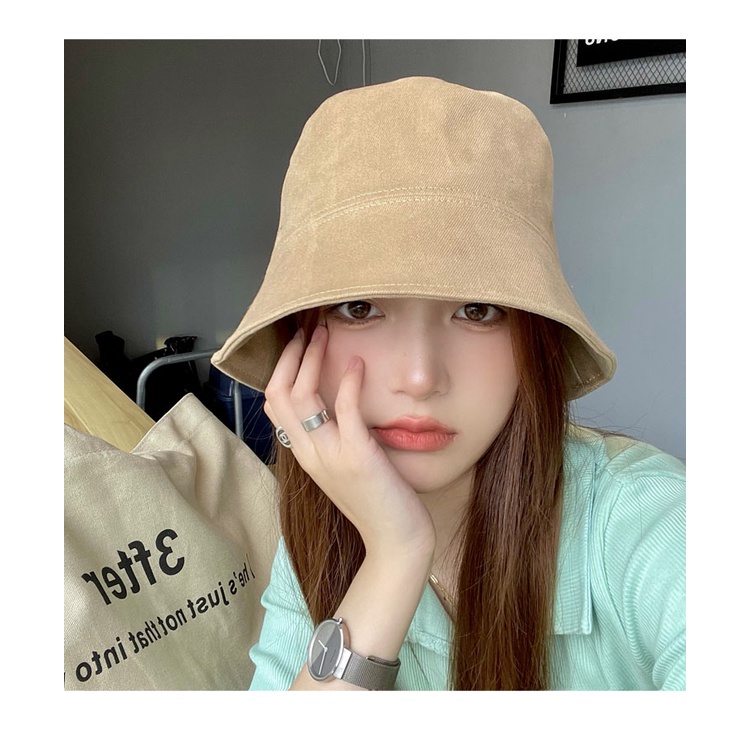 Nón Bucket Che Nắng Che Nắng Tự Động Phong Cách Hàn Quốc Dễ Phối Đồ Cho Nữ