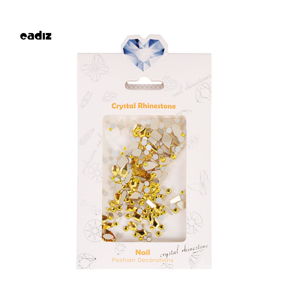 1 Túi Phụ Kiện Trang Trí Móng Tay 3D Lấp Lánh Sang Trọng DIY