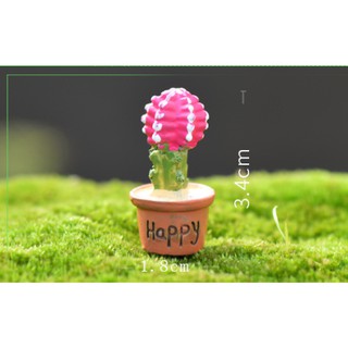 Mô hình xương rồng mini trang trí tiểu cảnh  - phụ kiện terrarium - phụ kiện trang trí tiểu cảnh