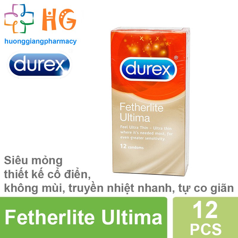 Bao Cao Su Durex Fetherlite (Hộp 12 Cái)