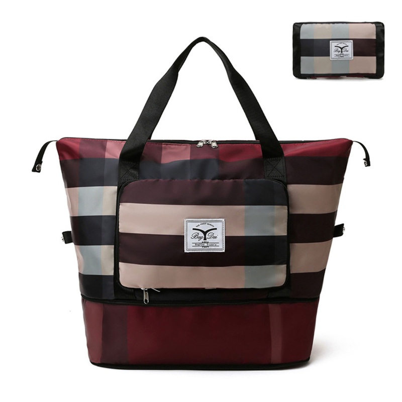 Qq * Túi Xách Du Lịch Thể Thao Unisex Có Thể Mở Rộng Đựng Đồ Tập Gym Du Lịch Hàng Tuần