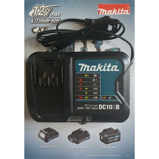 BỘ SẠC NHANH Makita 12V Max DC10SB. ĐIỆN ZIN 220V