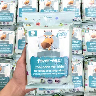 Khăn lau hạ sốt Fever Eez của Mỹ