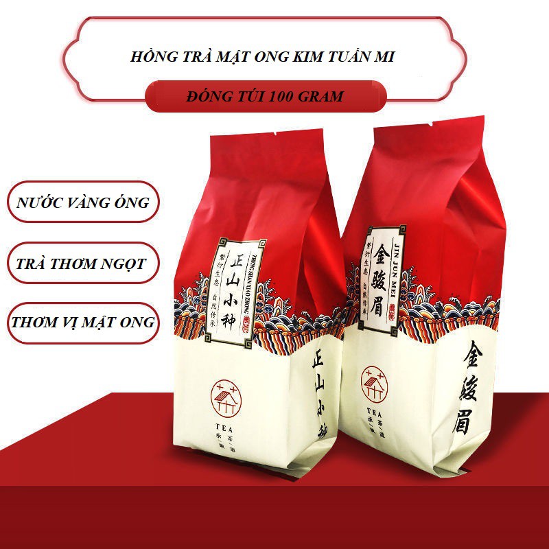 Hồng Trà Mật ong Kim Tuấn Mi gói 100 gram