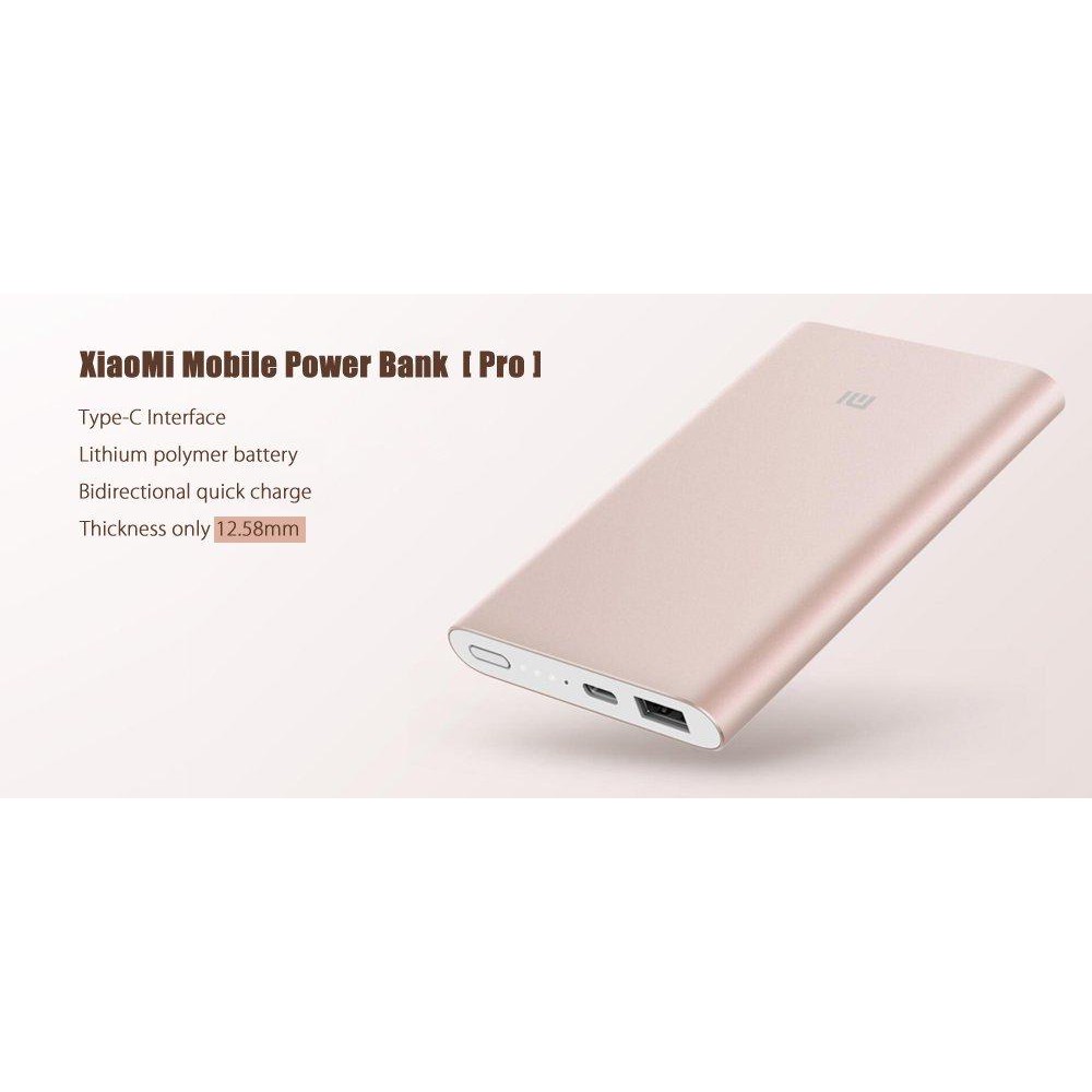 PIN SẠC DỰ PHÒNG XIAOMI 10000mAh PRO TYPE-C SẠC NHANH QC 3.0 18W - HÀNG CHÍNH HÃNG DIGIWORLD