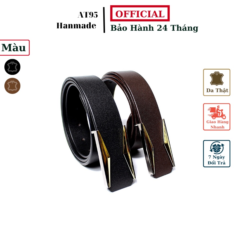 Thắt lưng nam da bò cao cấp thương hiệu W DN02