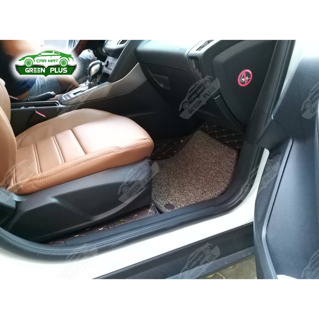 Thảm lót sàn ô tô 6D Ford Fiesta chống nước, không mùi, phủ kín 90% sàn xe