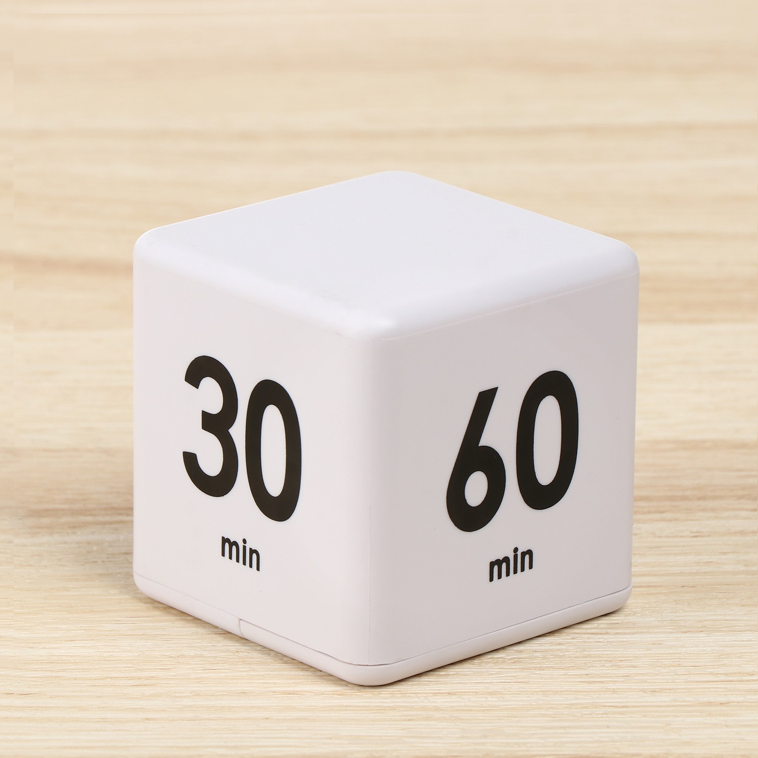 MIOSHOP 1 3 5 10 Minutes Kitchen Timer Gravity Sensor Game Timer Cube For Kids Time|15 20 30 60 Minutes Workout Timer Flip