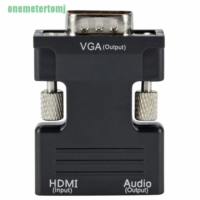 Đầu Chuyển Đổi Hdmi Đầu Cái Sang Vga Hỗ Trợ Âm Thanh 1080p Chất Lượng Cao | BigBuy360 - bigbuy360.vn