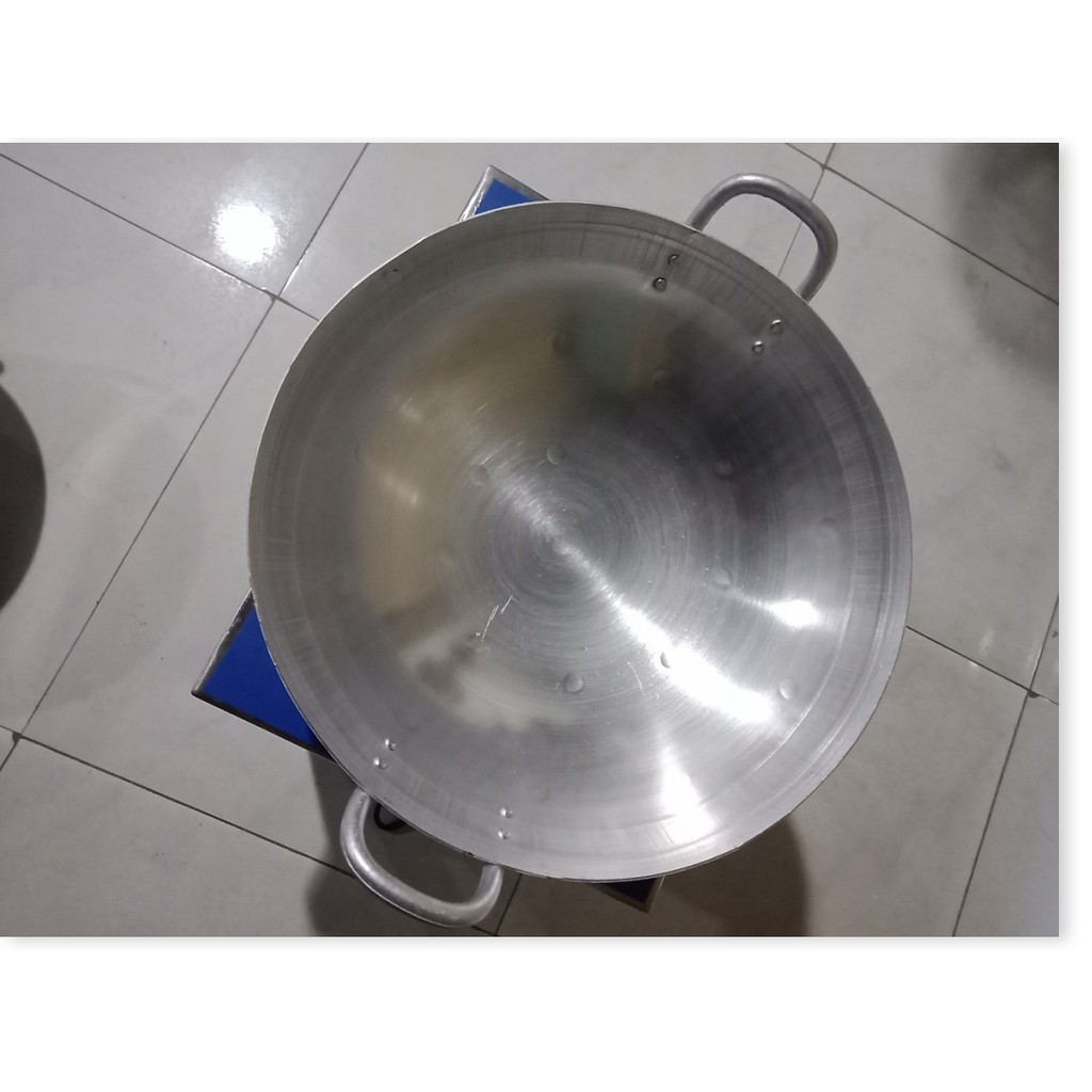 bán sỉ lẻ chảo nhôm công nghiệp chuyên dụng cho nhà hàng, khách sạn, bếp ăn tập thể- 50cm (2kg) bán hàng uy tín