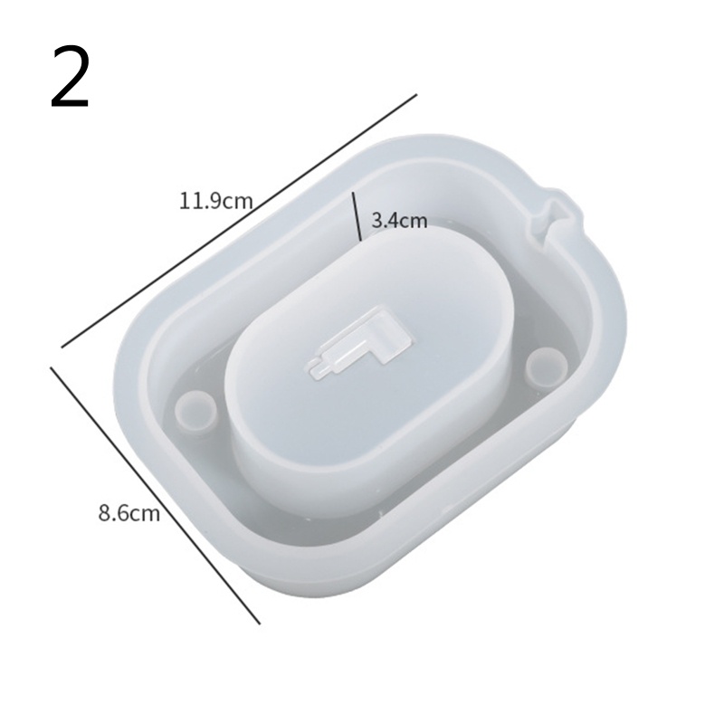 Khuôn Silicone Tạo Hình Lục Giác / Chữ Nhật / Trái Tim / Lục Giác 3D Dùng Làm
