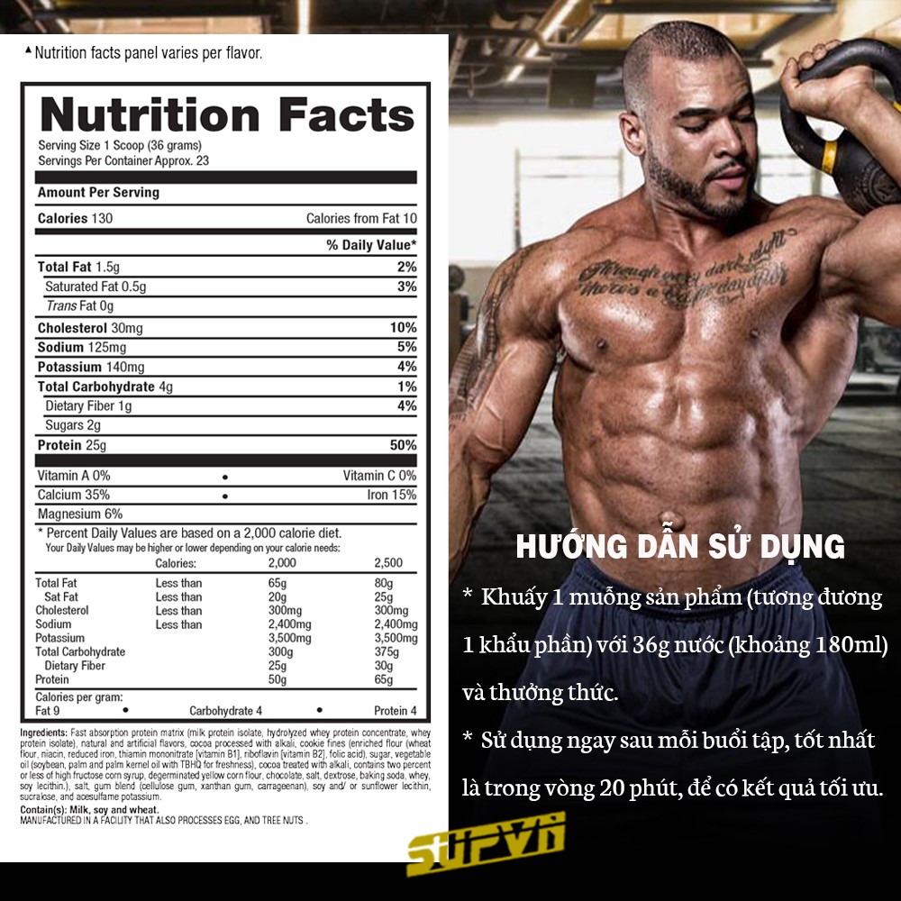 Iso Hd Bpi Sữa tăng cơ bắp Whey Isolate Protein 100% -  ISOHD Bpi sport giá tốt chất lượng cao