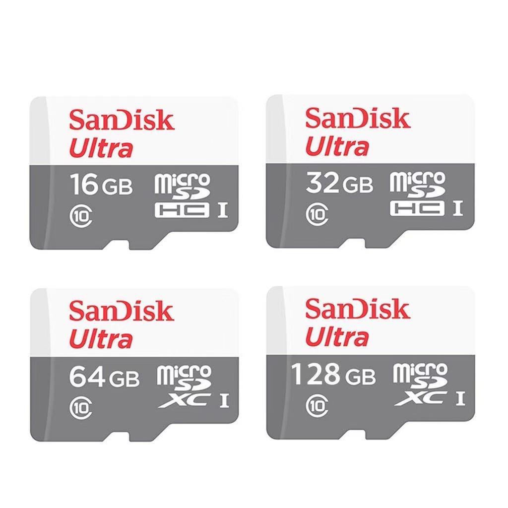 Thẻ Nhớ SanDisk Ultra SD Class 10 Hiệu SanDisk Dung Lượng 32GB 64GB 128GB 258GB 512GB