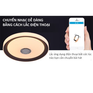 (CÓ SHIP HỎA TỐC) ĐÈN ỐP TRẦN 120 LED RGB KIÊM LOA KHÔNG DÂY BLUETOOTH NGHE NHẠC TRỰC TIẾP TRÊN ĐIỆN THOẠI