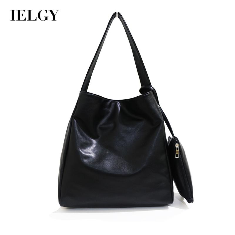 IELGY Túi Đeo Vai Khóa Nam Châm Sức Chứa Lớn Phong Cách Hàn Quốc Cho Nữ