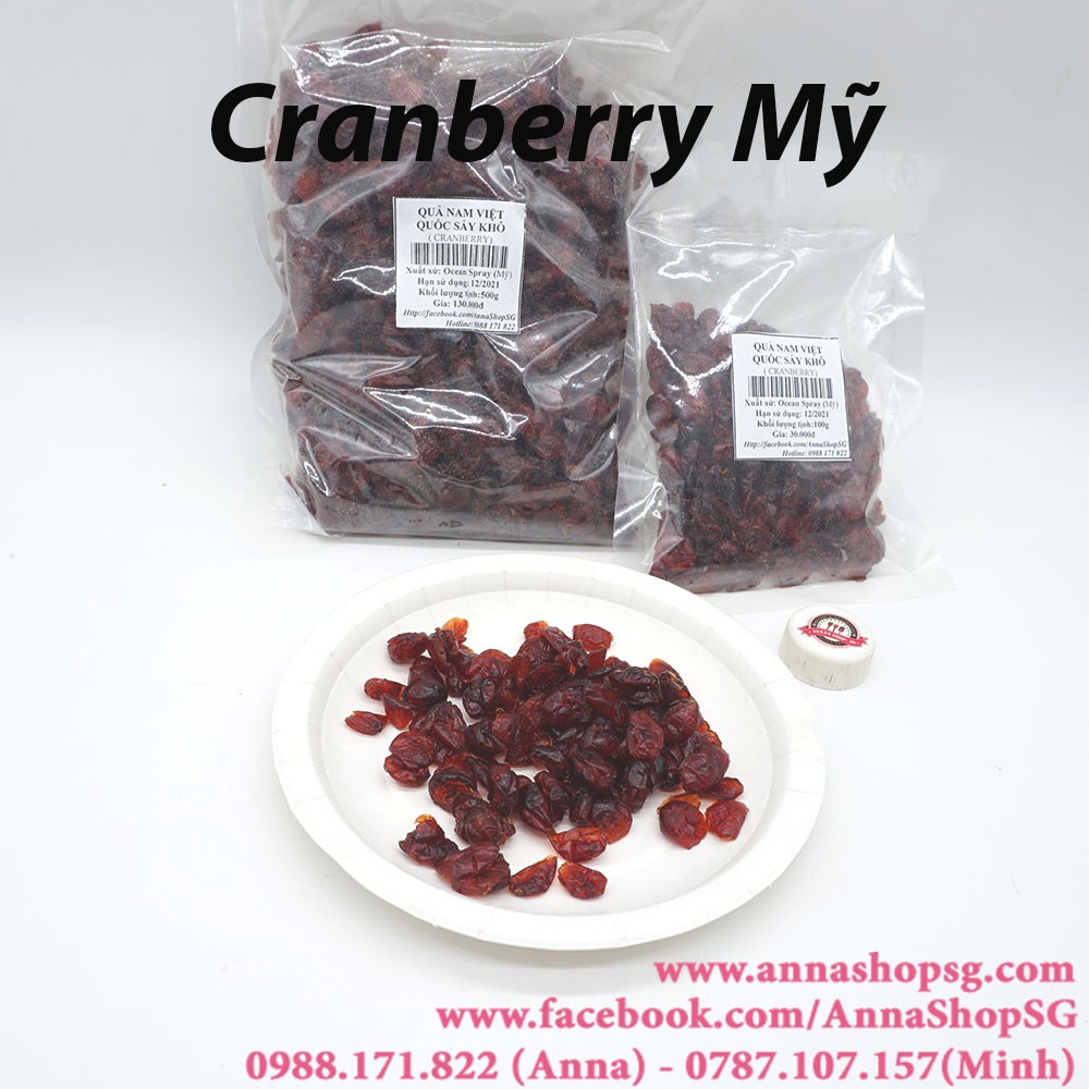 100g NAM VIỆT QUẤT KHÔ (CRANBERRY)