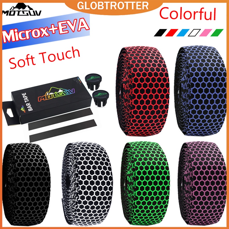 Globetrotter【COD &amp; Hàng sẵn sàng】Dây đai quấn tay cầm xe đạp thoáng khí thấm hút mồ hôi chống trượt