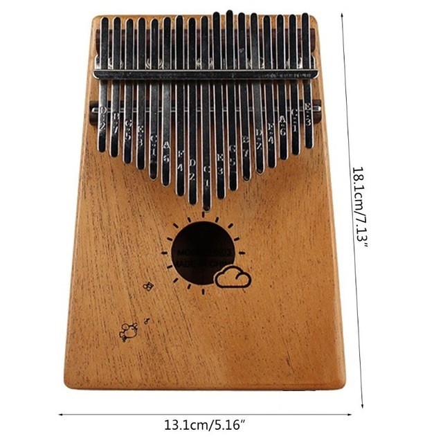 Đàn Kalimba 17 Phím Bằng Gỗ Chính Hãng - Full Phụ Kiện - Hàng Có Sẵn EMS093 GIAO NHANH 2H