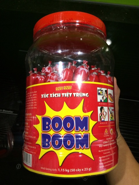 Xúc Xích VISSAN Boom Boom ăn liền  - quán ăn vặt tuổi thơ trước cổng trường