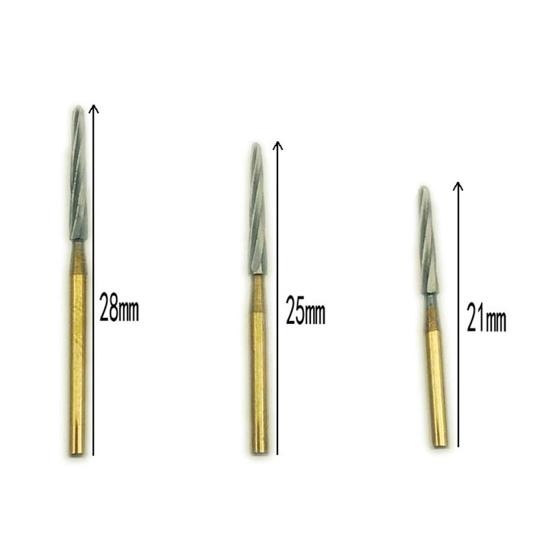 Hộp 5 Mũi Khoan Nha Khoa Cắt Xương Vonfram Tạo Hình Răng Cho Tay Tốc Độ Cao